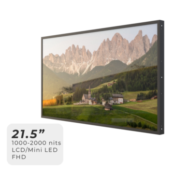 21.5" Outdoor Structure Display Series (1000–2000 nits)