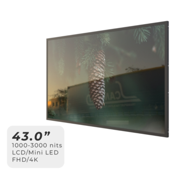 43.0" Outdoor Structure Display Series (1000–3000 nits)