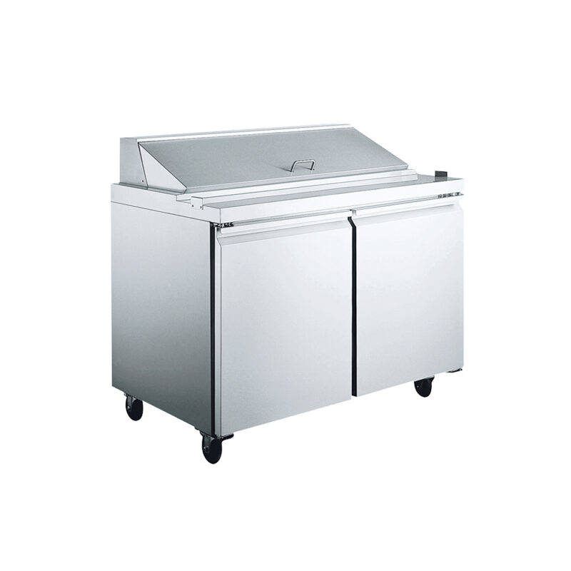 Commercial Fan Cooling Salad Prep Counter Refrigerator Series (GN 1/3 × 3–9) - 图片 2