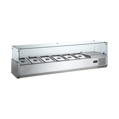 Countertop Salad Prep Refrigerator Series (GN 1/3 × 4–8)