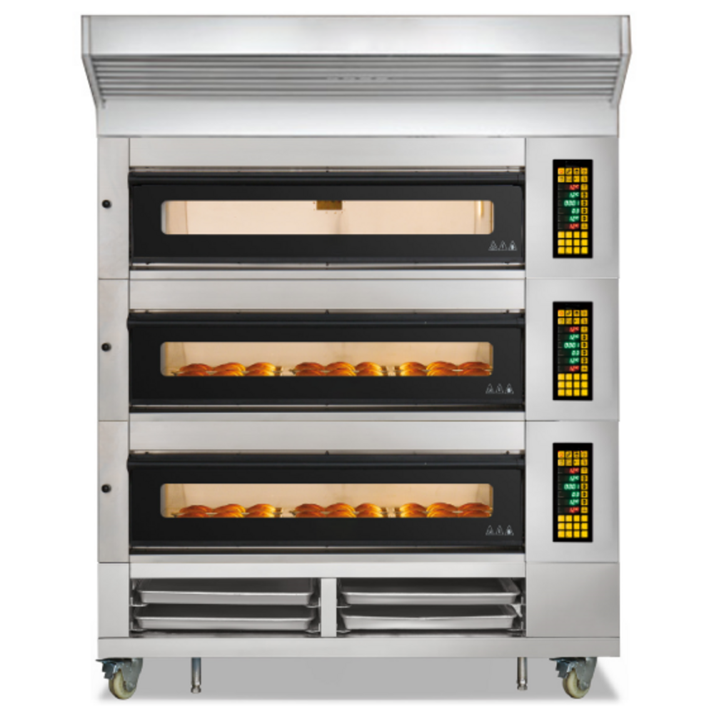 HYL-CK-BK-DL06 High-End Electric Deck Oven with Bottom Tray Rack