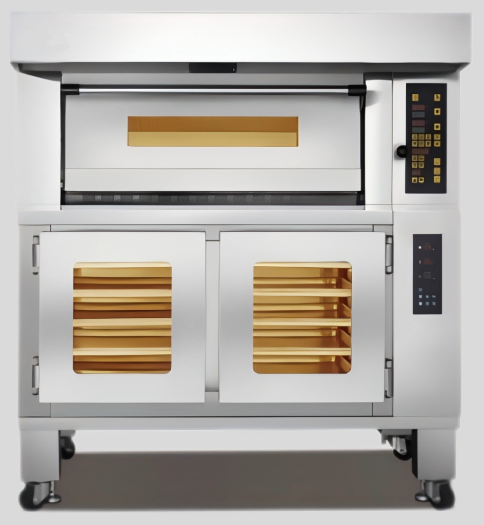 HYL-CK-BK-KFJ01 Mid-Range Split-Type Deck Oven with 10-Tray Fermentation Cabinet