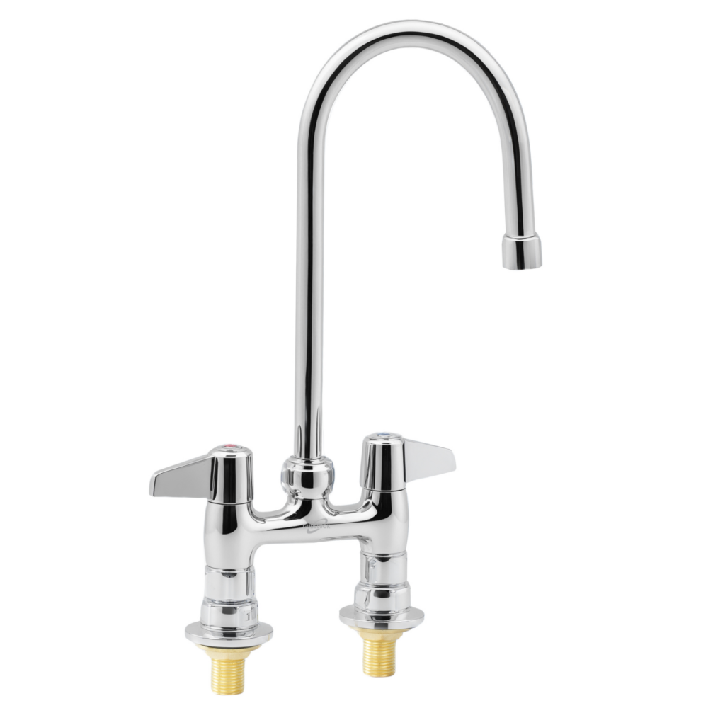 HYL-CK-FT-XP05 Deck-Mount Dual-Hole Dual-Temperature Swing Faucet 4 inch Centers