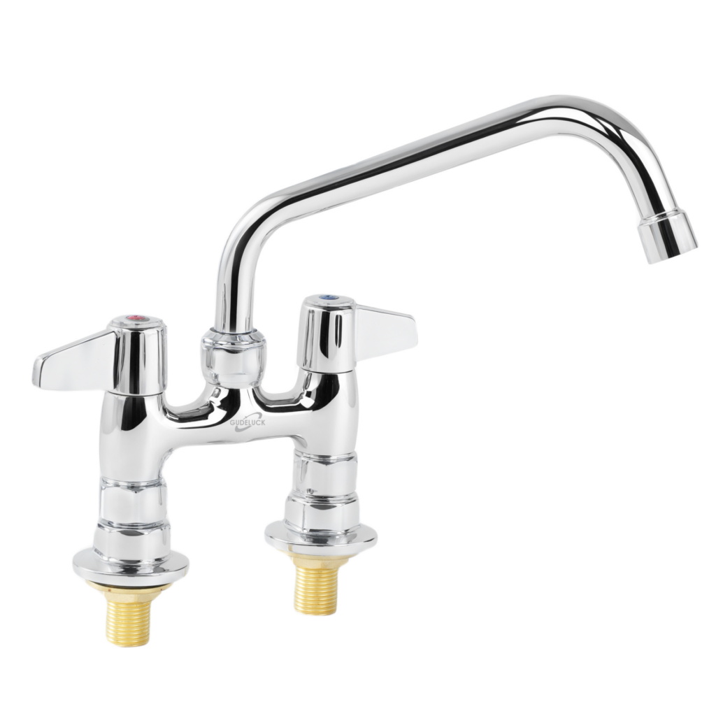 HYL-CK-FT-XP06 Deck-Mount Dual-Hole Dual-Temperature Swing Faucet 4 inch Centers