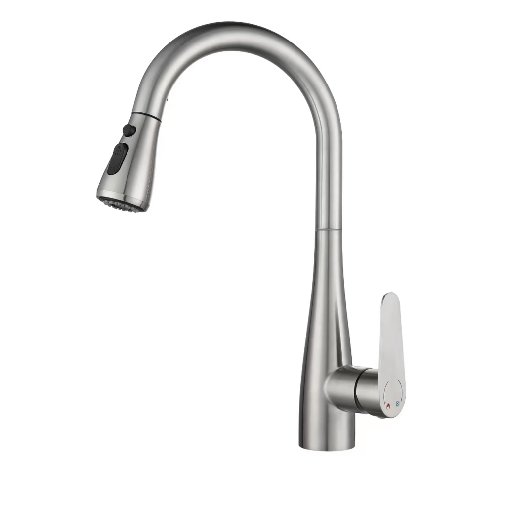 HYL-CK-FT-XP19 Display Kitchen Pull-Out Gooseneck Faucet
