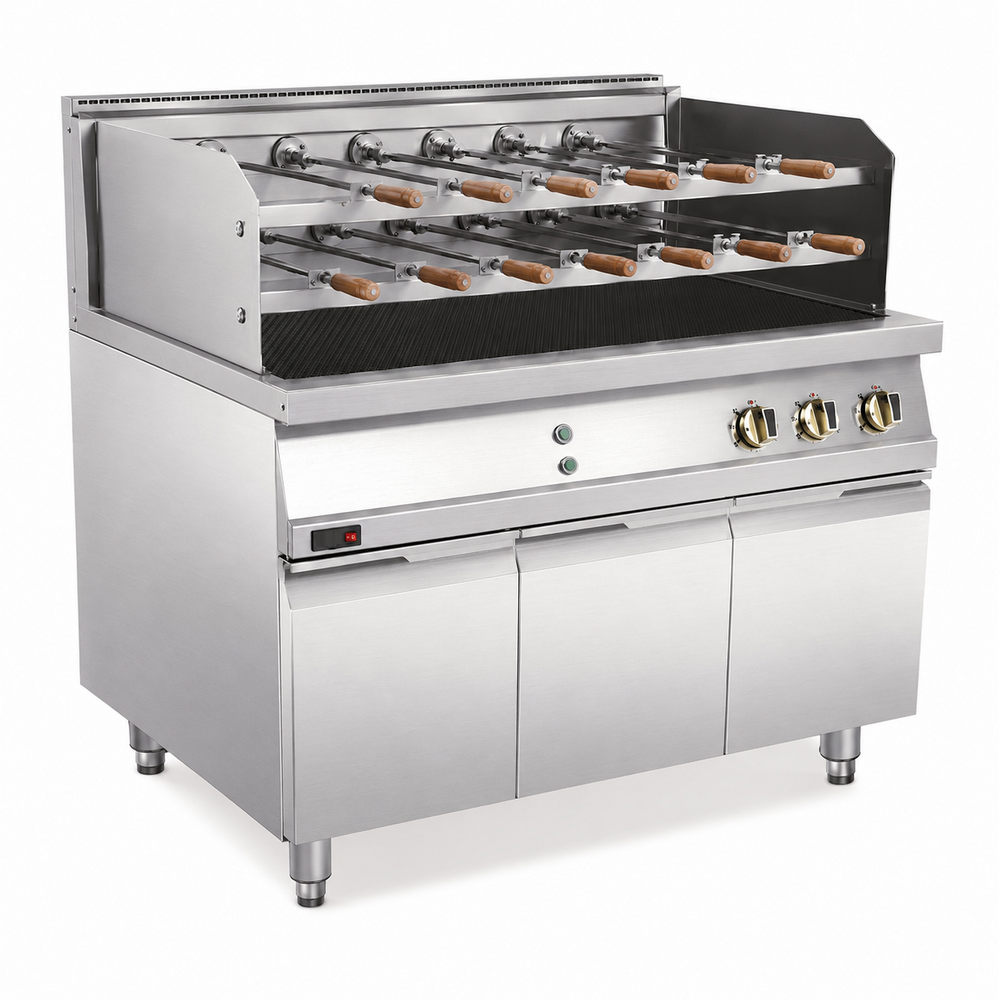 Brazilian Barbecue Rotisserie Grill Series (7–17 Skewers)