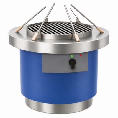 Round Electric Charbroiler Grill Series (9 kW Heating)