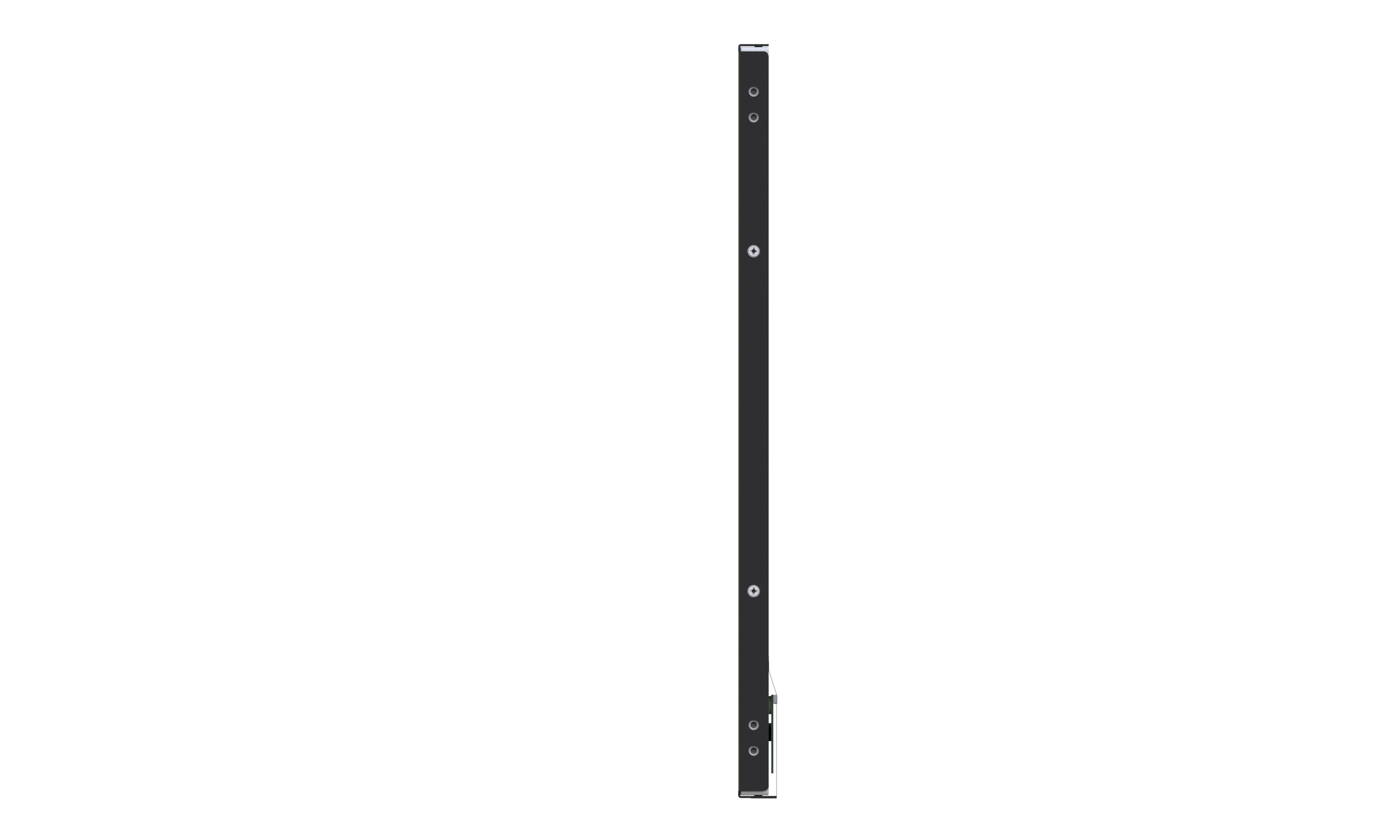 21.5-inch series side view from Hyulene product gallery. Use the selected model drawing for exact dimensions and integration.