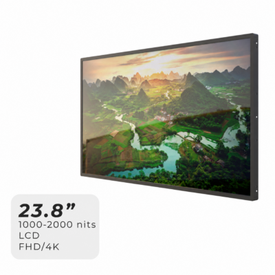 23.8-Inch Outdoor Integration High-Brightness LCD Module (FHD 1000–2000 Nits / 4K 1000 Nits)