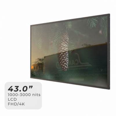 43-Inch Outdoor Integration High-Brightness LCD Module (FHD / 4K, 1000–3000 Nits)