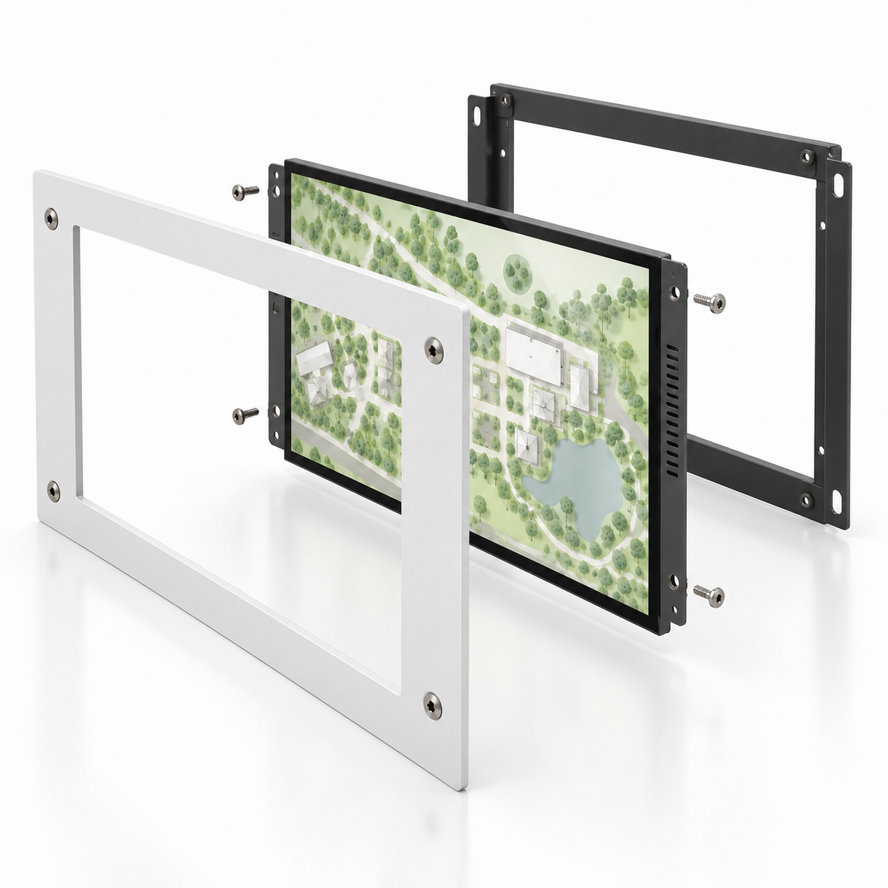 Front assembly and integration reference