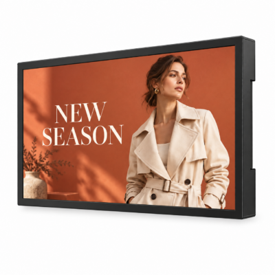 Custom Semi-Outdoor Wall-Mounted LCD Displays