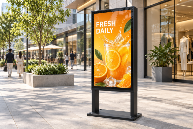 Custom Outdoor Freestanding LCD Digital Signage - 图片 2