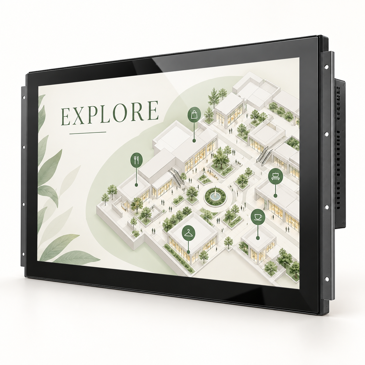 Custom Semi-Outdoor Embedded LCD Displays