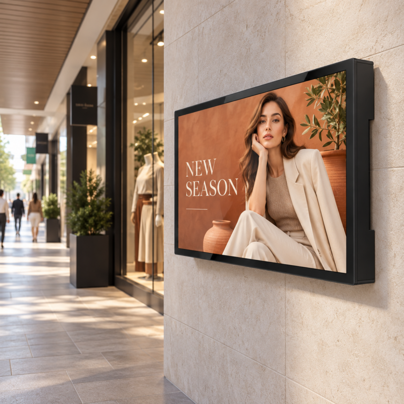 Custom Semi-Outdoor Wall-Mounted LCD Displays - 图片 2