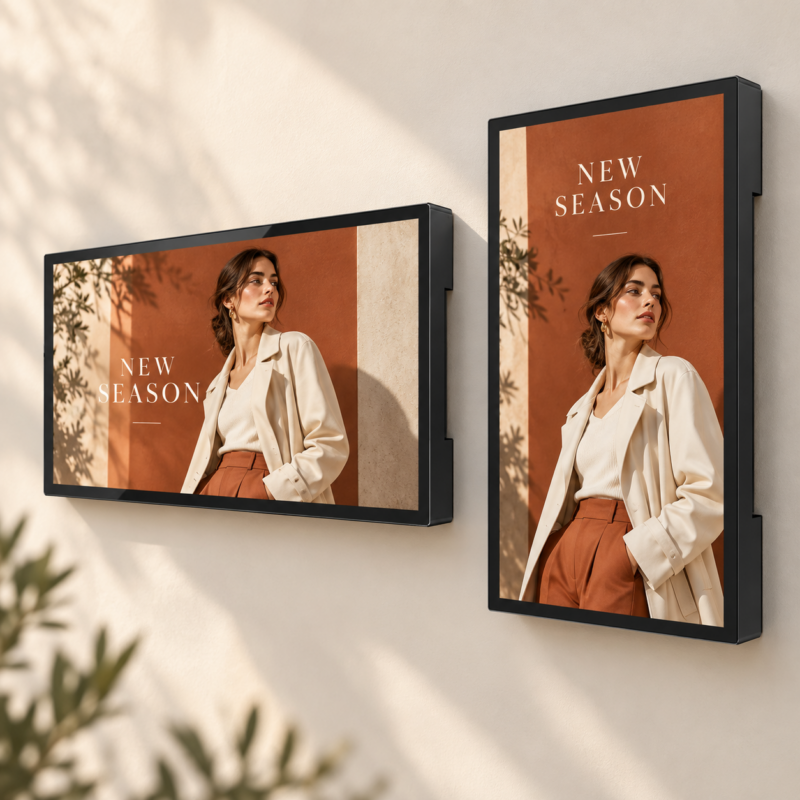 Custom Semi-Outdoor Wall-Mounted LCD Displays - 图片 3