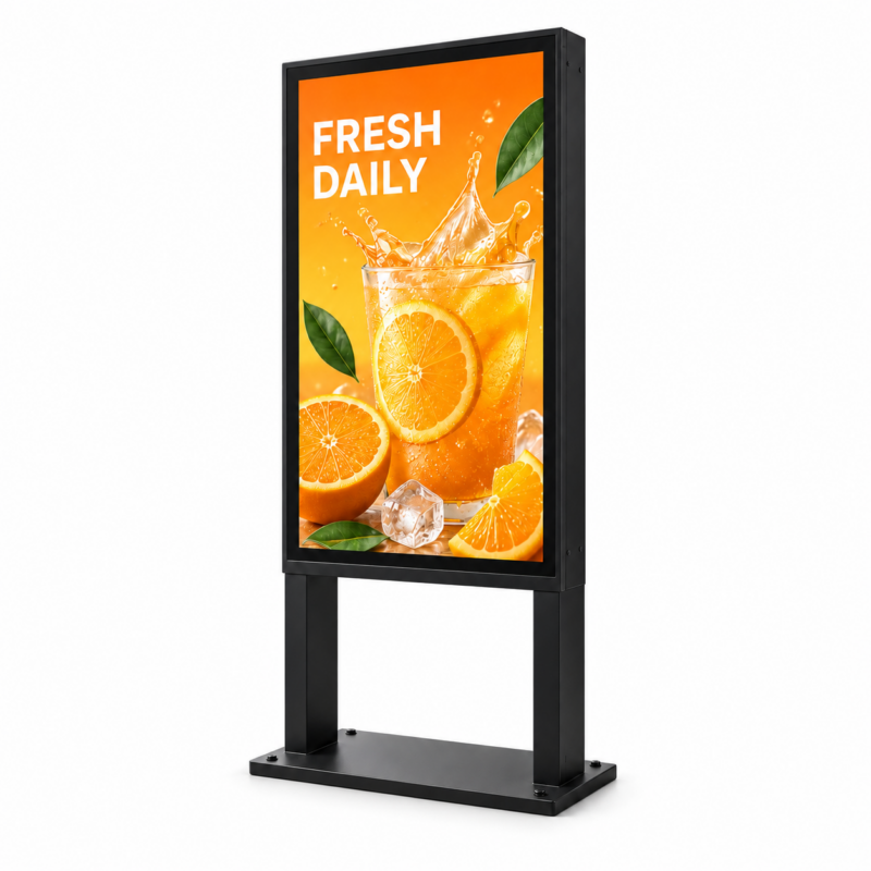 定制户外独立式 LCD 数字标牌